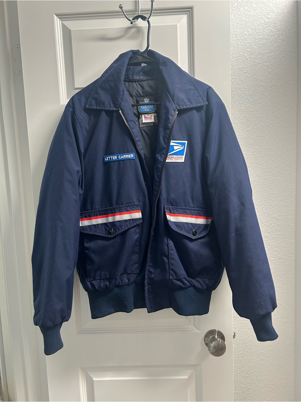 USPS Navy Letter Carrier Bomber Jacket by Champion